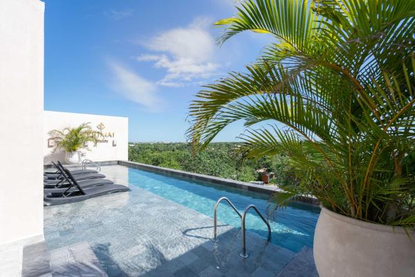 Na zdjęciu widoczny jest obiekt Phimai Suite & Infinity pool, fast Wifi, Nespresso & Netflix położony w mieście Tulum.