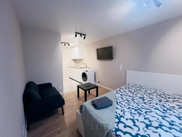 A la foto es mostra l'objecte studio apartment situat a la ciutat de Vílnius.