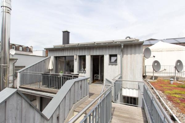 A la foto es mostra l'objecte Sailorlodge - Versteck am Strom situat a la ciutat de Warnemünde.