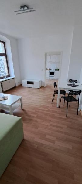 Na fotografii je vidět objekt Moderne Monteurswohnung in Chemnitz nacházející se ve městě Chemnitz (Saská Kamenice).
