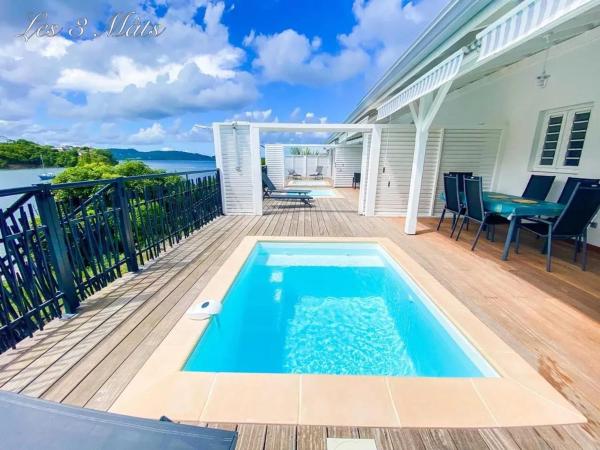Στη φωτογραφία φαίνεται το αντικείμενο Villa confortable avec piscine à Hyacinthe – 95 m² που βρίσκεται στην πόλη Hyacinthe.