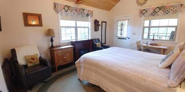 På billedet ses objektet Creekside Cabin beliggende i byen Buncom.