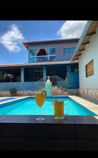 A la foto es mostra l'objecte Casa Esmeralda para descanso situat a la ciutat de Pirenópolis.