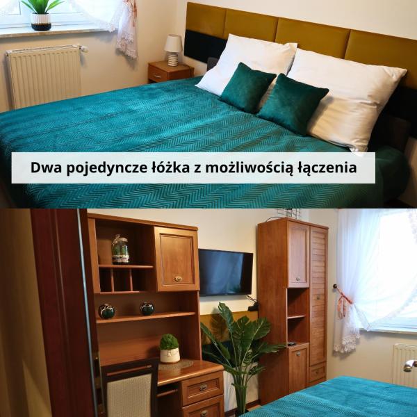 A la foto es mostra l'objecte Apartament Zielona Przystań u Agi situat a la ciutat de Ełk.