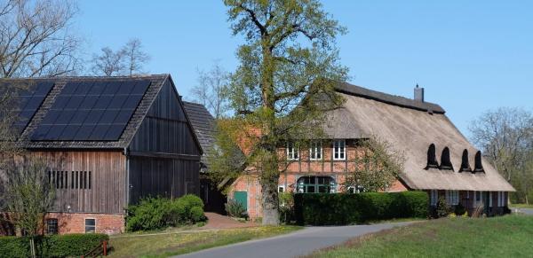 A la foto es mostra l'objecte Auf dem Deich - Ferienwohnungen im Bremer Blockland situat a la ciutat de Bremen.