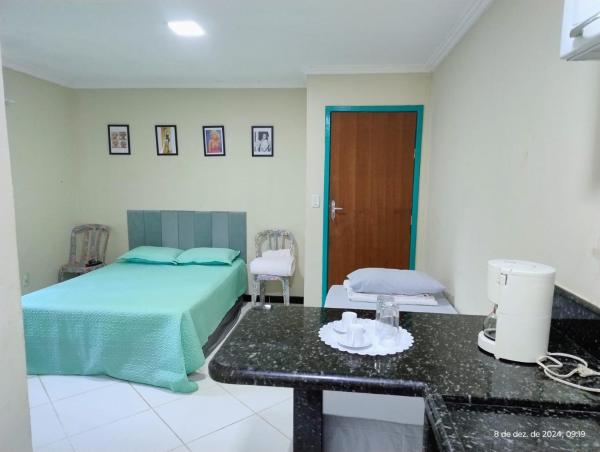 Na fotografii je vidět objekt Kitnetes Mobiliadas nacházející se ve městě Mutum.