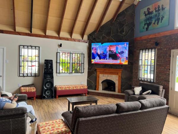 A la foto es mostra l'objecte Villa Aurora situat a la ciutat de Aucallama.