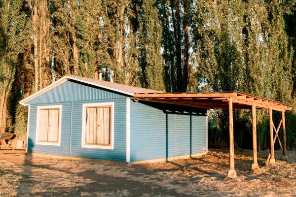 照片显示了位于Quilaco市的Cabaña en campo 4 Personas Los Ángeles物件。
