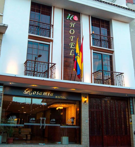 På billedet ses objektet Hotel Rosamia beliggende i byen Cuenca.