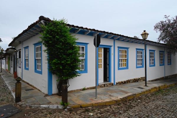 Na fotografii je vidět objekt Super casa no centro histórico nacházející se ve městě Pirenópolis.