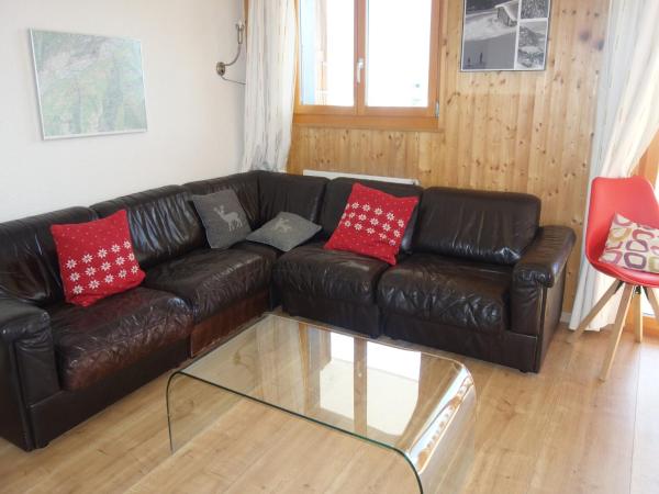 Na fotografii je vidět objekt Cozy apartment for groups nacházející se ve městě Veysonnaz.