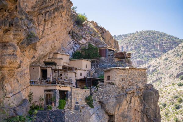 Na fotografii je vidět objekt the suwgra-Al-Jabal Al-Akdar nacházející se ve městě Shanuţ.