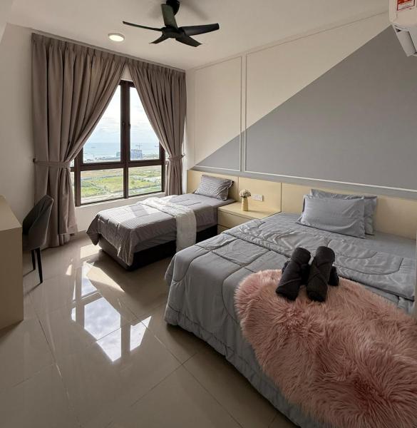 Nella foto è visibile l'oggetto New l Seaview l Bali Residence l Kids Tent l 8 pax l Water Theme Park l Netflix situato nella città di Tranquerah.