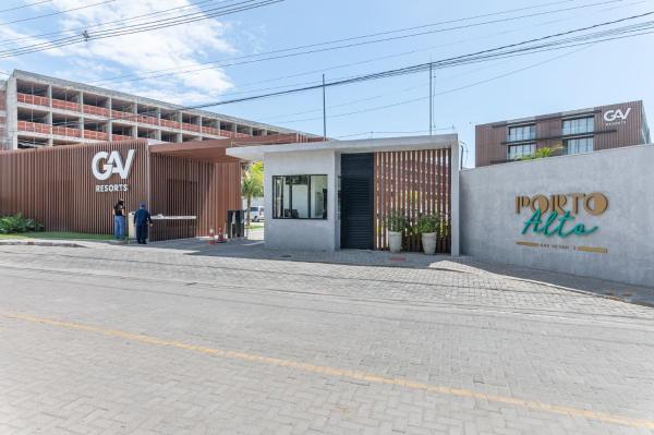 Na fotografii je vidět objekt Porto Alto Resort Muro Alto Porto de Galinhas nacházející se ve městě Ipojuca.