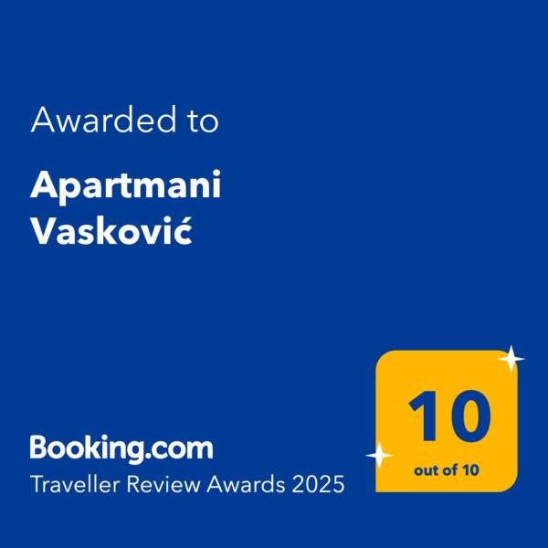 Na zdjęciu widoczny jest obiekt Apartmani Vasković położony w mieście Trebinje.