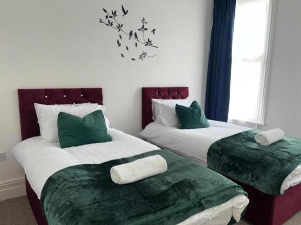 A la foto es mostra l'objecte 2 Bed Flat - Sleeps 5 - Pets - Parking - Wifi situat a la ciutat de Leicester.