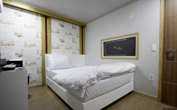 En la foto se muestra el objeto Art motel ubicado en la ciudad de Daegu.
