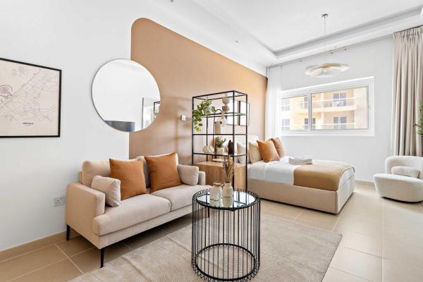 Na zdjęciu widoczny jest obiekt Silkhaus Vacation Homes New Studio in ASB Tower Walking distance to mall położony w mieście Dubaj.