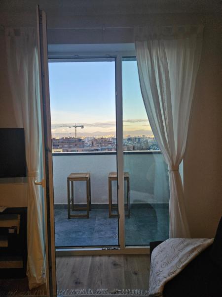 The photo shows the Cozy Urban Heaven with Dedicated Parking Spot located in the city of Sofia.