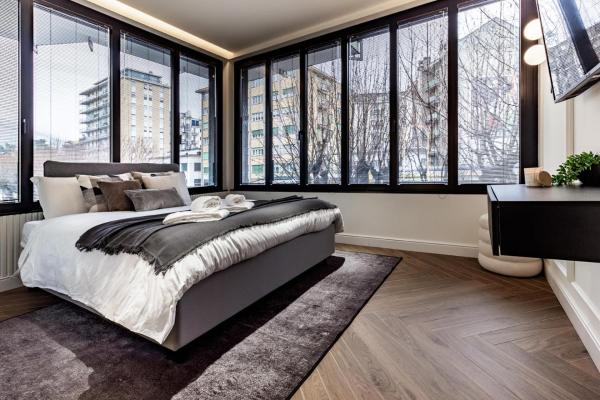 På bildet vises objektet Lungolago Modern FD Apartments som ligger i byen Como.