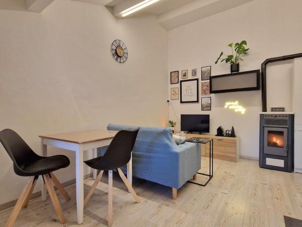 På billedet ses objektet Appartamento White Paradise - in centro ad Aosta beliggende i byen Aosta.