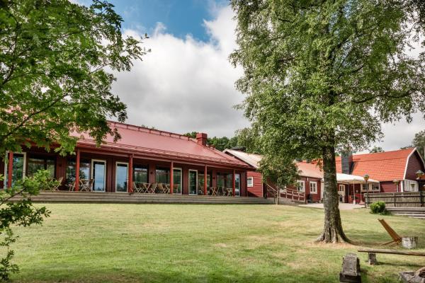 Auf dem Foto ist das Objekt Åkulla Outdoor Resort in der Stadt Rolfstorp zu sehen.