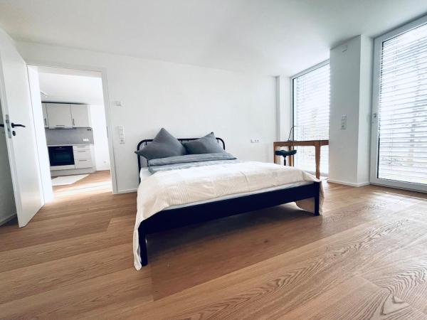 Kuvassa näkyy kohde Hofzeit - 2 Zimmer mit voll ausgestatteter Küche, Traumblick und Ruhe pur, joka sijaitsee kaupungissa Blienshofen.