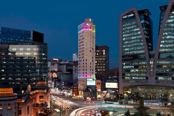 A la foto es mostra l'objecte Aloft by Marriott Seoul Myeongdong situat a la ciutat de Seül.