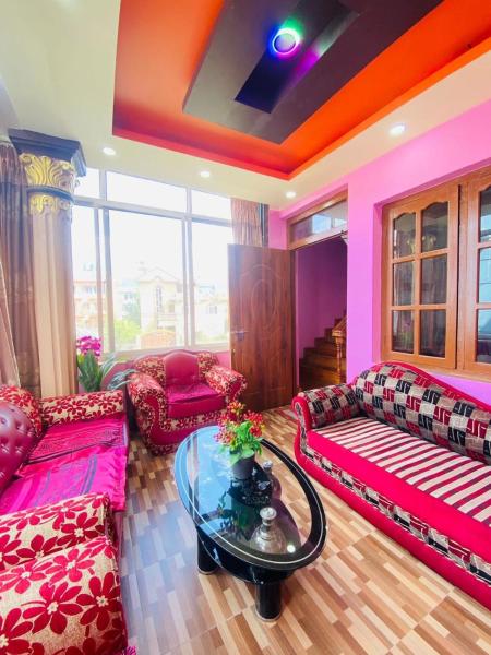 Na fotografii je vidět objekt Biva's Home, Kathmandu nacházející se ve městě Thimi.