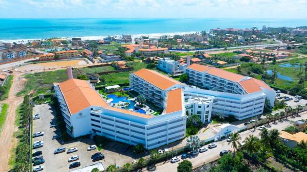 På bilden syns objektet Hospede-se Perto do Beach Park - Conforto e Lazer Garantidos! Solarium Residence som ligger i staden Aquiraz.