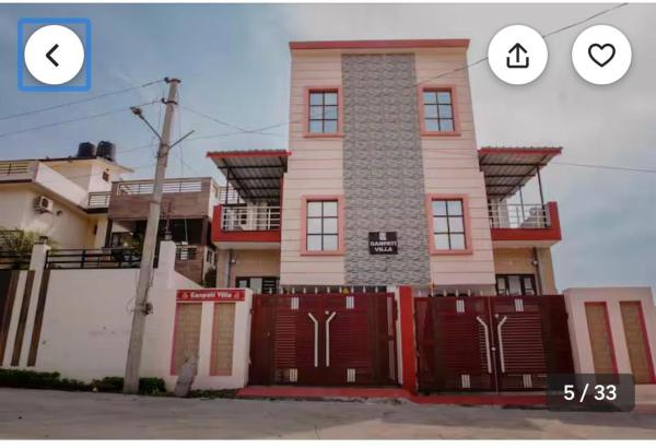 照片显示了位于Dehradun市的GanpatiVilla Homestay物件。