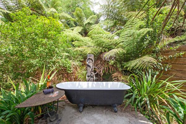A la foto es mostra l'objecte Boutique Country Retreat -Outdoor bath situat a la ciutat de Hamilton.