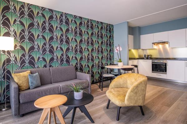 På bildet vises objektet Thon Hotel Residence Parnasse Aparthotel som ligger i byen Brussel.