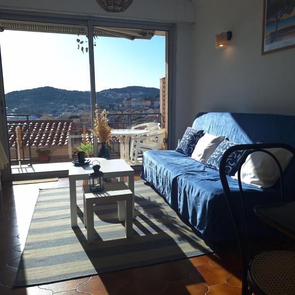 Στη φωτογραφία φαίνεται το αντικείμενο T2 belle terrasse avec vue sur mer που βρίσκεται στην πόλη Port-Vendres.