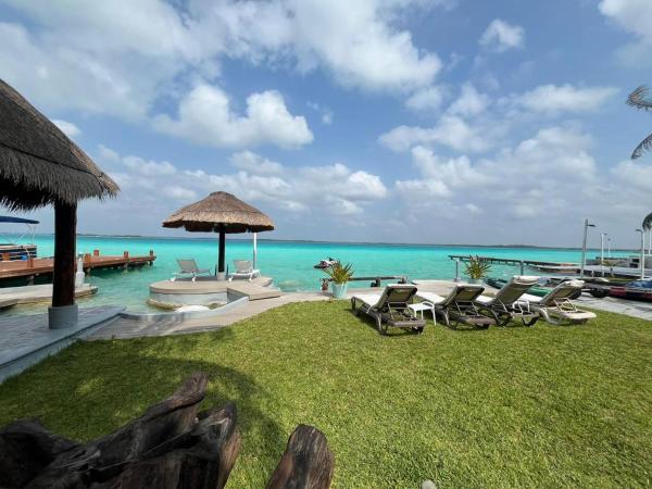På billedet ses objektet Villa Bianca Bacalar beliggende i byen Bacalar.