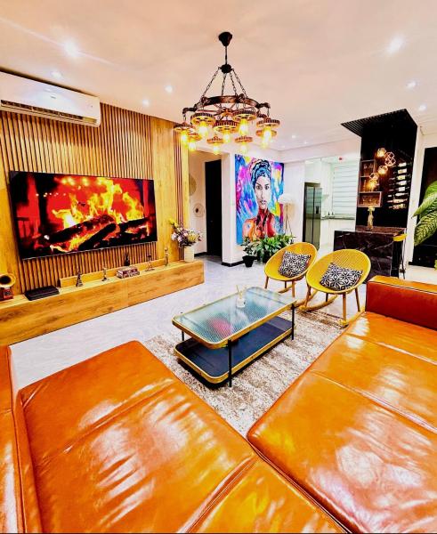 A la foto es mostra l'objecte Studio 19 Diamond-2bedroom apartment situat a la ciutat de Gaborone.