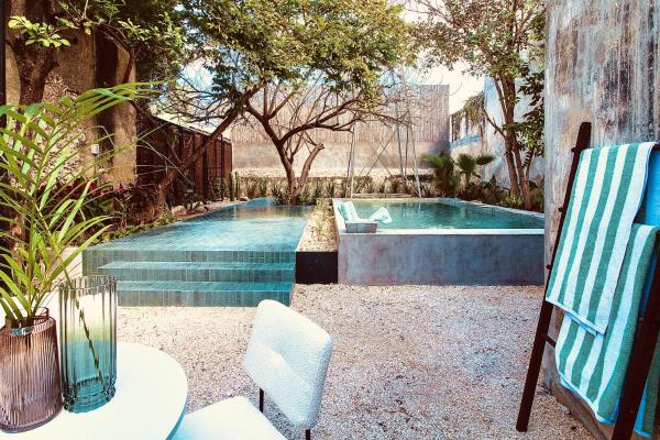 A la foto es mostra l'objecte Villa Veleta situat a la ciutat de Mérida.