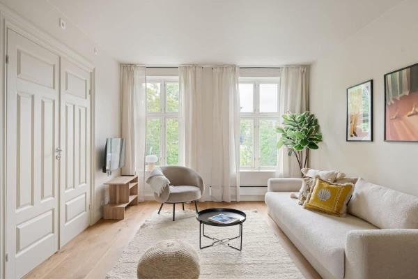 A la foto es mostra l'objecte Dinbnb Apartments Grünerløkka I 2-Bedroom with courtyard access situat a la ciutat de Oslo.