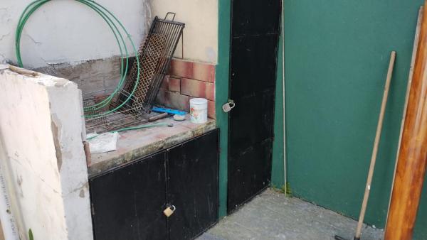 En la foto se muestra el objeto monoambiente ubicado en la ciudad de Aguas Verdes.