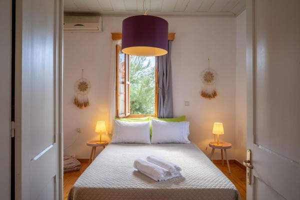 A la foto es mostra l'objecte Seaside Summer House, Cozy Yard situat a la ciutat de Skala Eresou.
