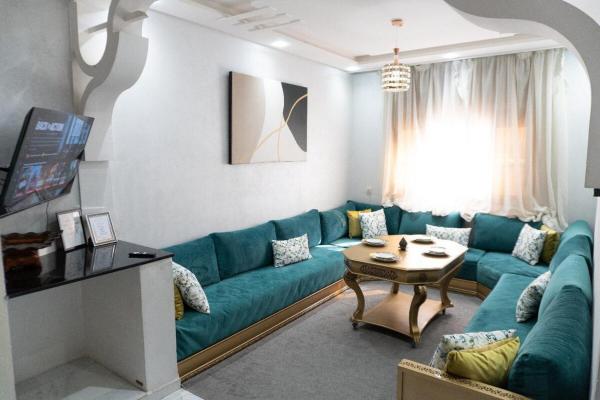 Na fotografii je vidět objekt Appartement de luxe, à 2min de Guéliz nacházející se ve městě Marakéš.
