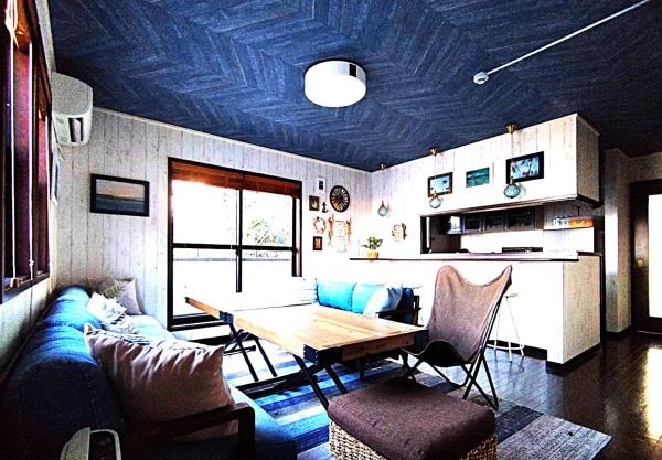 Na fotografii je vidět objekt 江の島の頂上から海を眺める一棟ヴィラ 一組限定貸切 The ENOSHIMA Villa AO nacházející se ve městě Koshigoe.