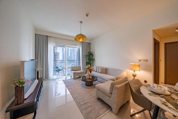 A la foto es mostra l'objecte Homes Beyond I Seaside 1BR Retreat with Beach Access situat a la ciutat de Dubai.
