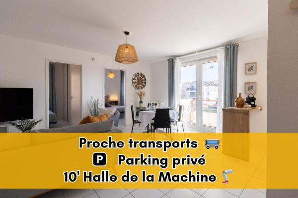 L'envolée - Appartement entier avec Balcon & Parking privé - SO COZY, Toulouse