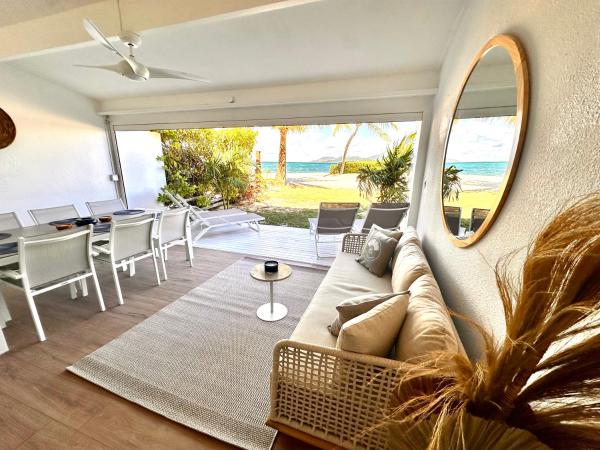 Nouveau La Caribéenne sur la plage Villa 2 bedrooms 2 baths piscine tennis plage