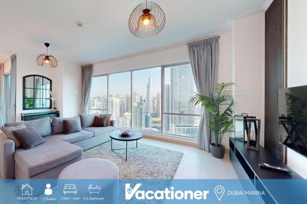 A la foto es mostra l'objecte Paloma - Three Bed with Mesmerizing Marina View situat a la ciutat de Dubai.