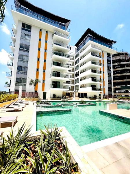A la foto es mostra l'objecte Elegant 2BR Retreat Resort Living in Cantonments situat a la ciutat de Accra.