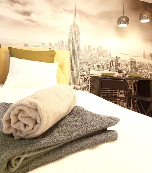 A la foto es mostra l'objecte Luxusný apartmán New York situat a la ciutat de Kosice.