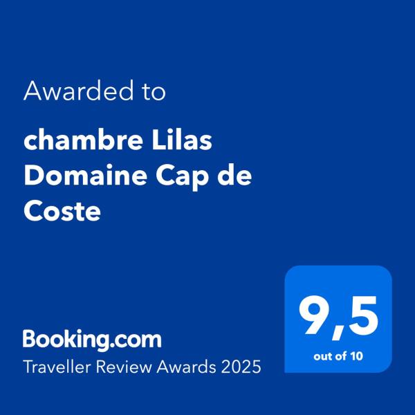 A la foto es mostra l'objecte chambre Lilas Domaine Cap de Coste situat a la ciutat de Salerm.