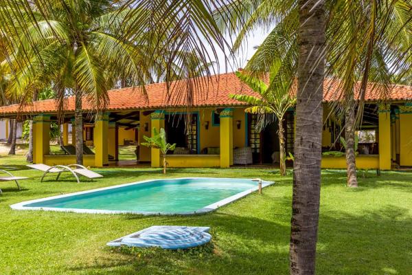På billedet ses objektet Casa de Praia com Piscina - Guajiru - Flecheiras beliggende i byen Trairi.